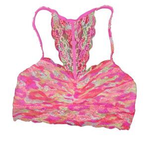 Victoria's Secret Pink Lace Bralette Size Medium